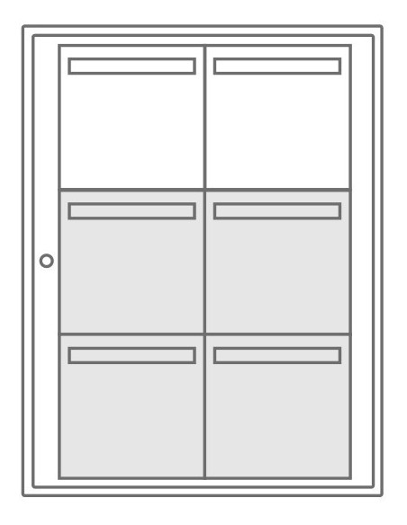 Boîte Aux Lettres Collective Exterieure Leabox Sur Pieds A Sceller 2x3