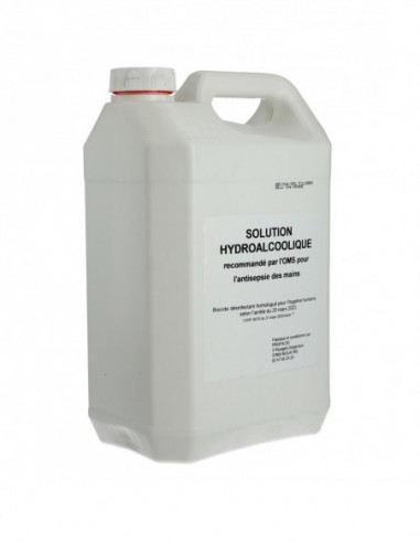 Solution Hydroalcoolique Virucide Désinfectante