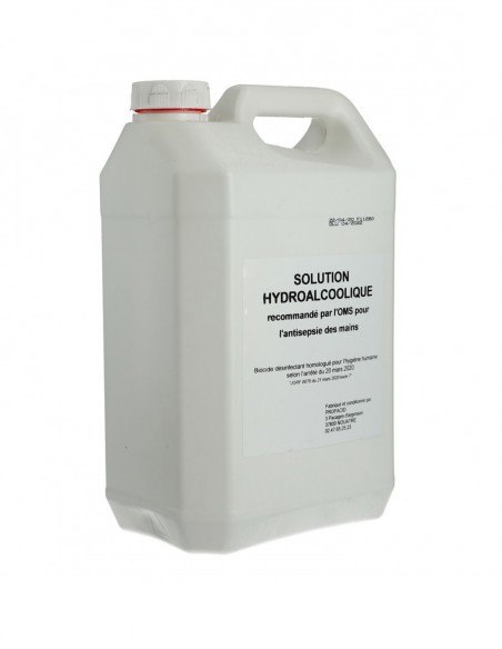 Solution Hydroalcoolique Virucide Désinfectante