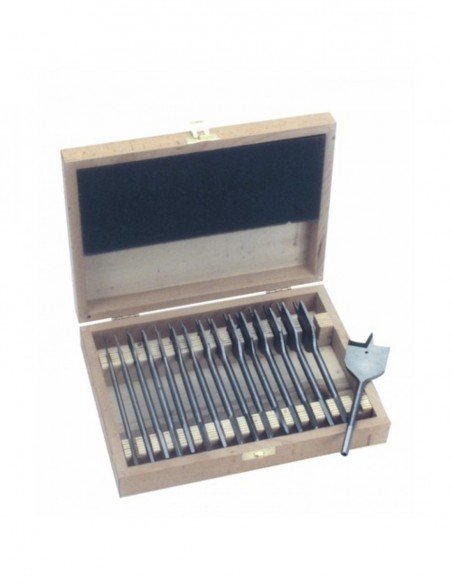 Coffret 16 Meches Plates 6-38mm