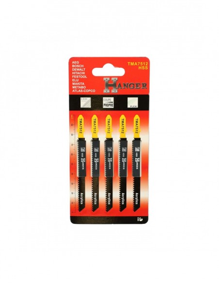 5 Lames Scie Sauteuse Tma7512