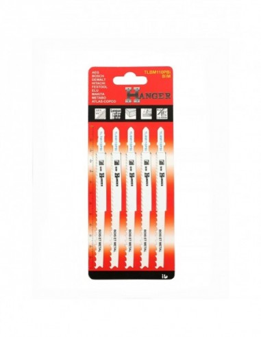 5 Lames Scie Sauteuse Tlbm110pbi