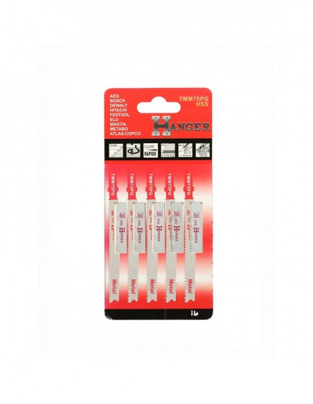 5 Lames Scie Sauteuse Tmm75pg