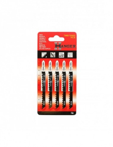 5 Lames Scie Sauteuse Tmb7506d