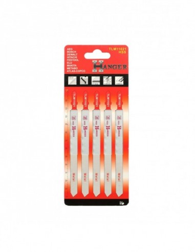 5 Lames Scie Sauteuse Tlm11021