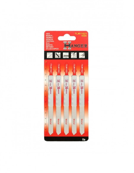 5 Lames Scie Sauteuse Tlm11021