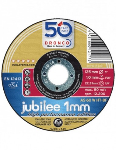 Disque À Tronçonner Inox As 60 W Ht