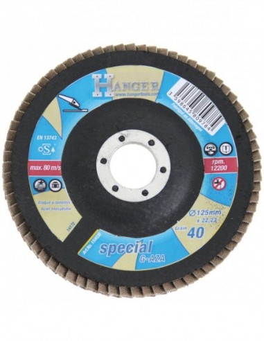 Disque À Lamelles Inclinées Zirconium 125 Mm