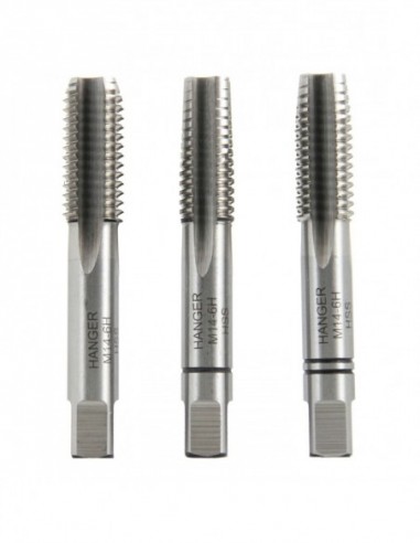 Jeu De 3 Tarauds Main Hss