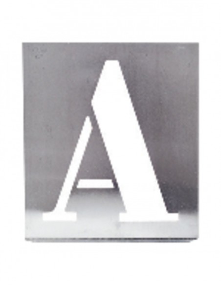 Pochoir Métal Alphabet