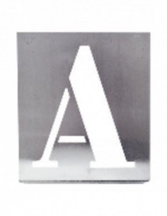Pochoir Métal Alphabet 2