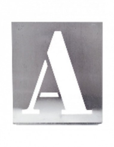 Pochoir Métal Alphabet