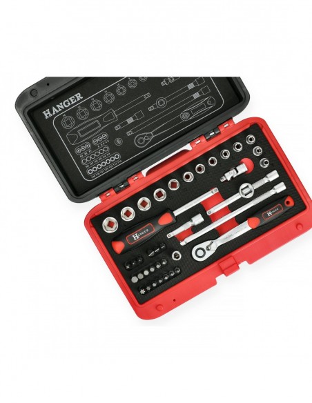 Coffret Douilles 1/4' 40 Pieces