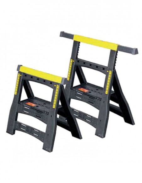 Treteaux Pliables Telescopiques Lot De 2 Pcs