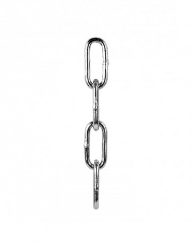 Chaine Droite Maillons Longs Acier Zingué