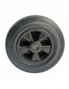 Roues Caoutchouc Noir 2