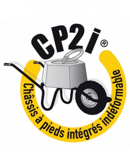 Brouette Aktiv Premium Peinte Roue Pleine