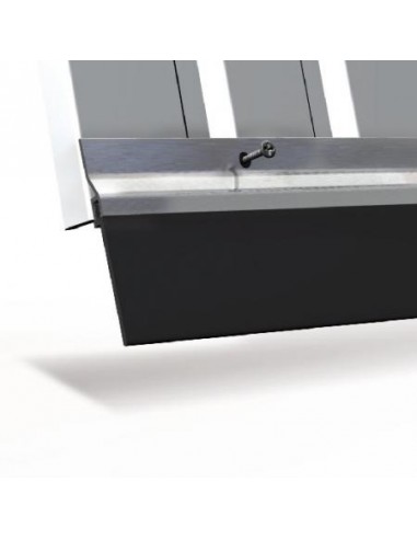 Bas de porte de garage à petite bavette ADS-ZW