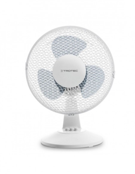 Ventilateur Sur Table 25w 2 Vitesses Blanc