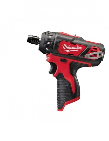 Perceuse Visseuse Sans Fil Milwaukee M12 Bd-202c 1/4" 12v + 2 Batteries 2ah + Chargeur