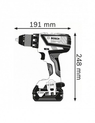 Perceuse Visseuse Gsr18v-28 2x2ah L-Boxx