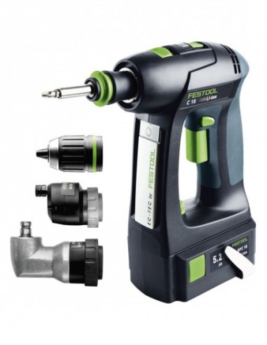 Perceuse Visseuse Sans Fil T18+3 Li 5.2ah Set