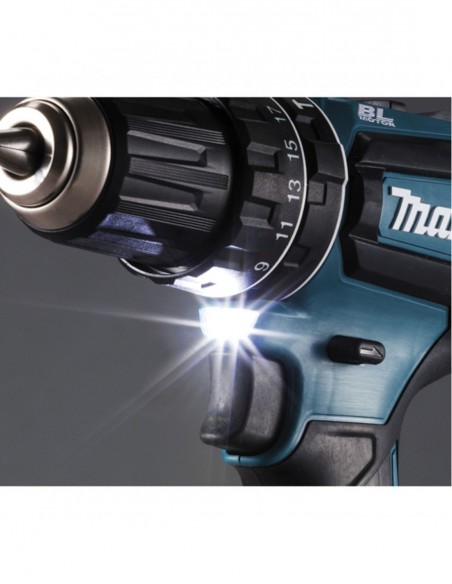 Perceuse Visseuse À Percussion Makita + 2 Batteries 5ah + Chargeur + Coffret Makpak