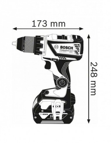 Pack Perceuse Visseuse Sans Fil Bosch Gsr...