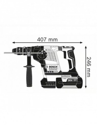 Perforateur Gbh 36 Vf-Li Solo L-Boxx