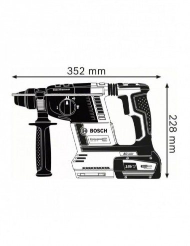 Pack Perforateur Sans Fil Bosch Sds Plus + 2...