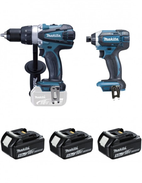 Pack Vissage Ddf482+Dtd152 18v 3x5ah Dlx2127tj1 Ma