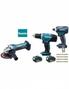 Pack 18v 3 Outils 2x3ah...