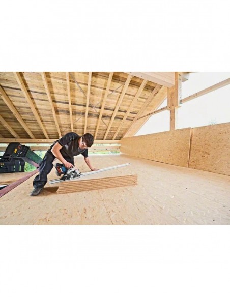 Scie Circulaire Bosch Gks 18v-57 G + Pack 2 Batteries 18v 4ah + Chargeur Gal 18v-40