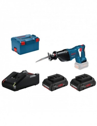 Pack Scie Sabre Sans Fil Bosch Gsa 18v-Li + 2...