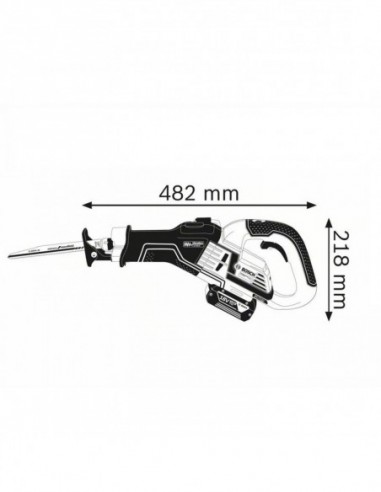 Pack Scie Sabre Sans Fil Bosch Gsa 18v-32 + 2...