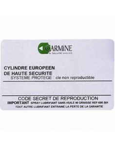 Carte De Propriété Carmine