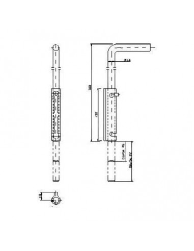 Mantion Verrou À Douille Renforcé À Souder Tige...