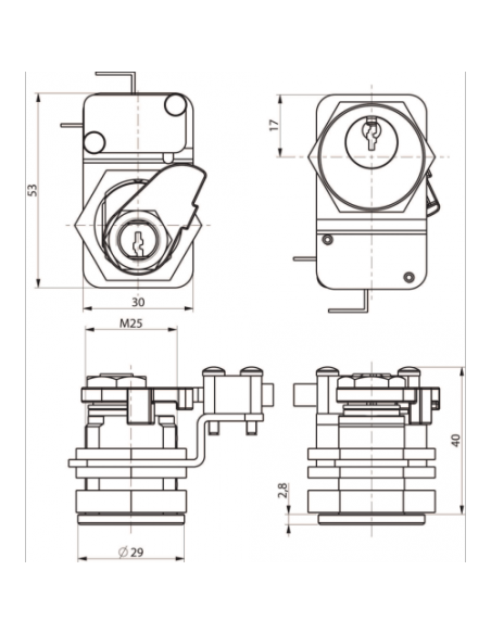 Ronis Contacteur À Came T75 Ptt