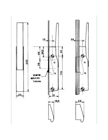 Fermod Loqueteau Fermod 560 - 570