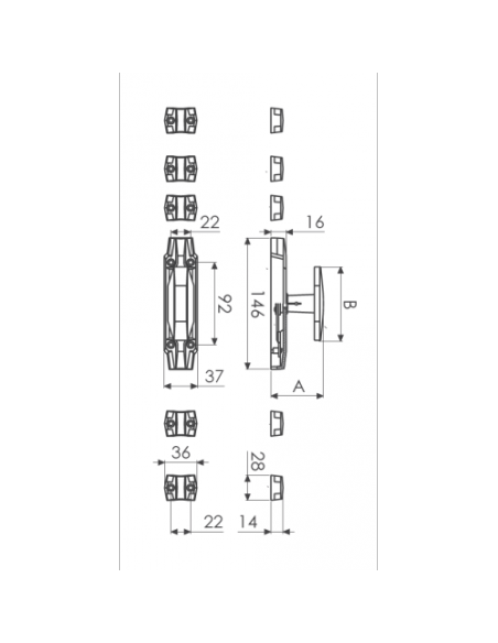 Jardinier Massard Crémone Classique Ra Série Légère 16x5