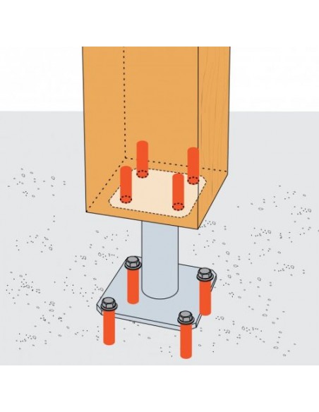 Simpson Pied De Poteau