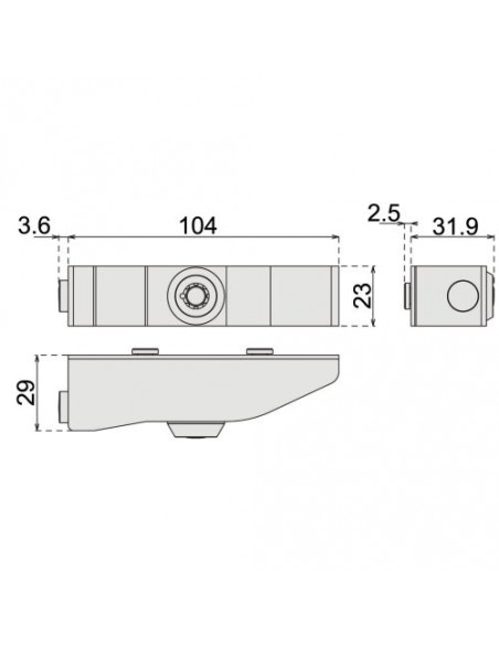 La Croisee Ds Butée Amovible Pour Coulissant Aluminium Sehop