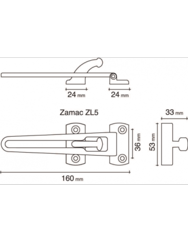Socona Entrebâilleur Modern