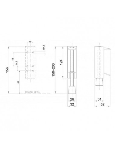 Ibfm Arrêt De Porte À Pédale Pour Porte Lourde