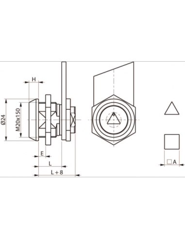 Ronis Barillet 911 À Empreinte Triangle