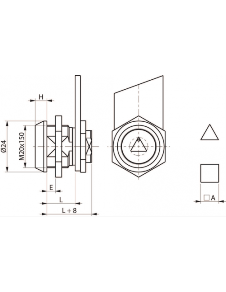 Ronis Barillet 911 À Empreinte Triangle