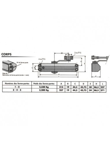 Groom Ferme-Porte Gr 010