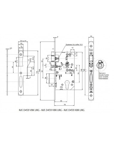 Vachette Monopoint À Larder D'Urgence D459