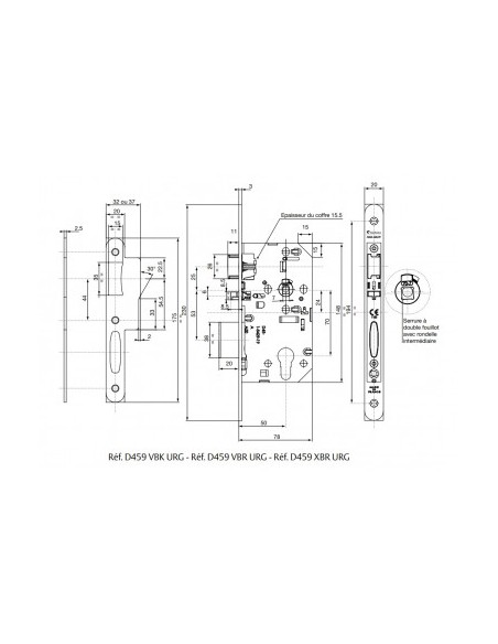 Vachette Monopoint À Larder D'Urgence D459