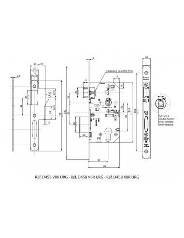 Vachette Monopoint À Larder D'Urgence D458